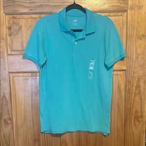 GAP Men's Aqua Polo Shirt